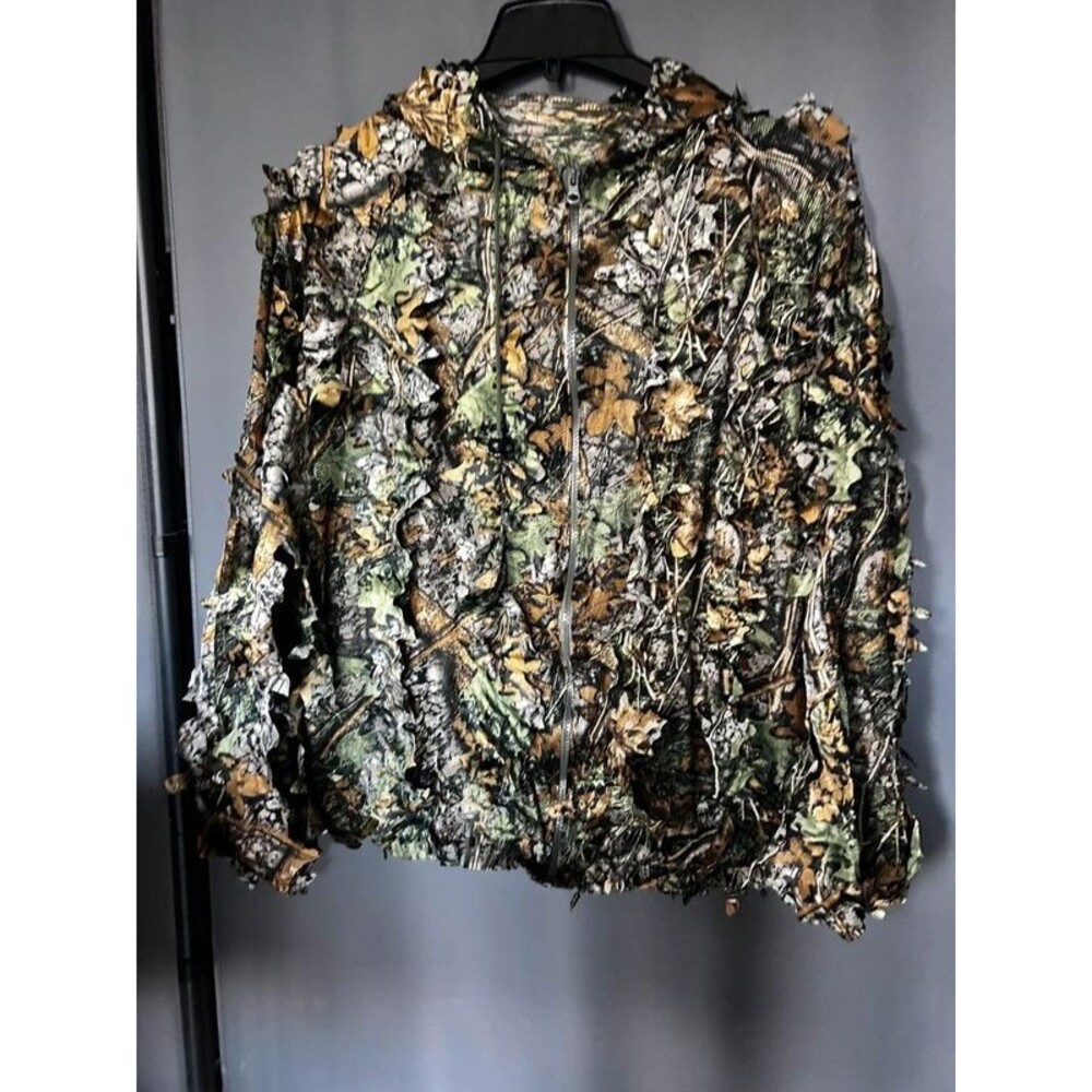 Lightweight breathable mesh camo zip hoodie